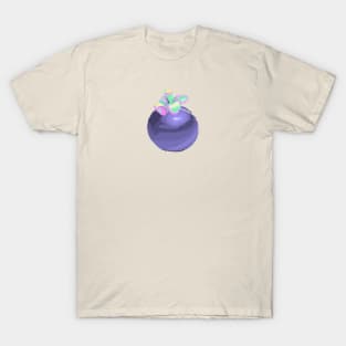 Mangosteen Pixel art, Cute Mangosteen fruit, Thai fruit T-Shirt